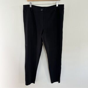 Betabrand Skinny-Leg | Classic Dress Pant Yoga Pants Black XXL